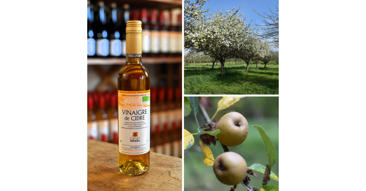Vinaigre de cidre bio cidresehedic